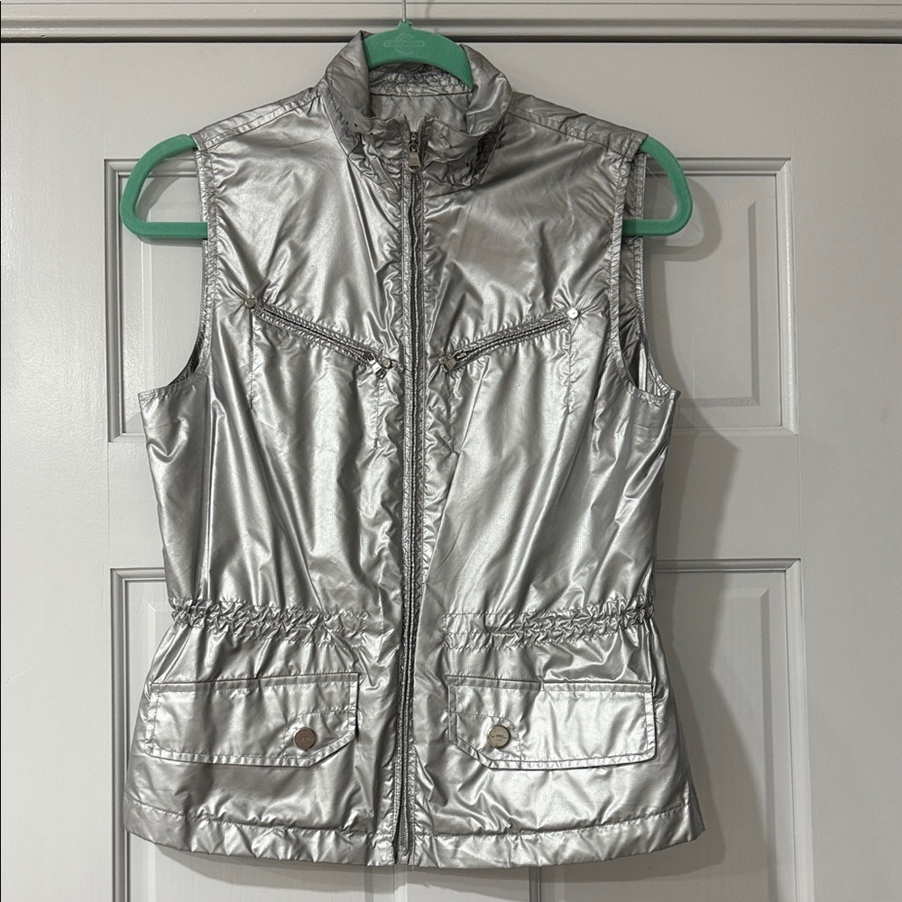 Ralph Lauren Active Women’s S Vest Silver Metalic